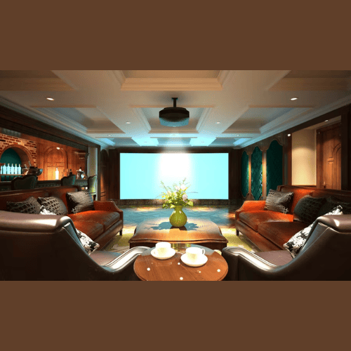 Home Cinema Design and setup by MKB Bespoke Audio Dubai