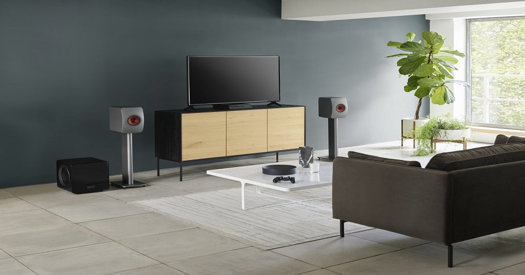 KEF LS50 Wireless II Speaker in Dubai Home by MKB Bespoke Audio