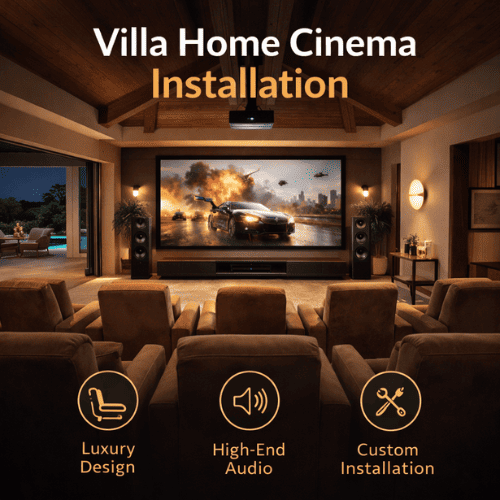 Villa Home Cinema Installation Company in Dubai: Creating Luxury Private Theatres