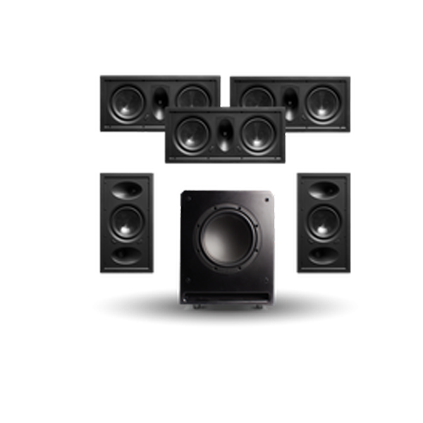 TruAudio GHTW-5.1-SS-10 Home Theatre Package, In-Wall