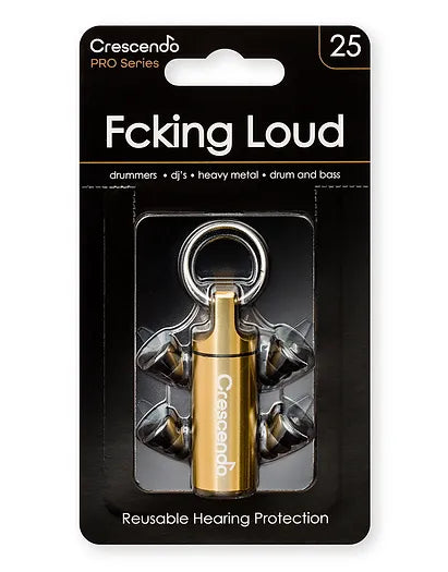 Cresendo Hearing Protection  PRO Fcking Loud 25